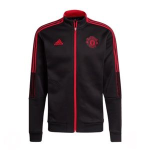 adidas Manchester United Anthem Jacket Black
